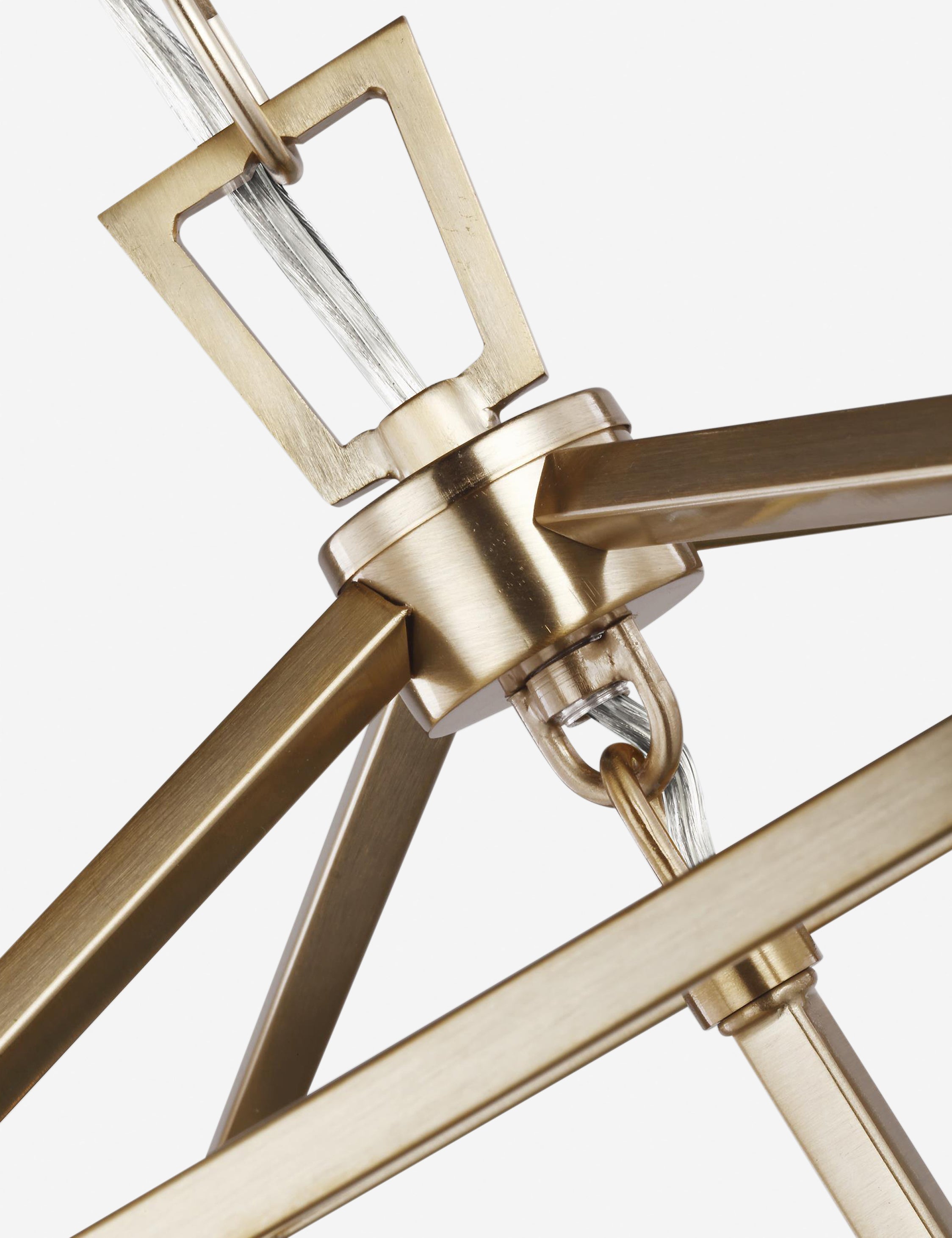 Suspension contemporain Frederik en laiton - Laiton