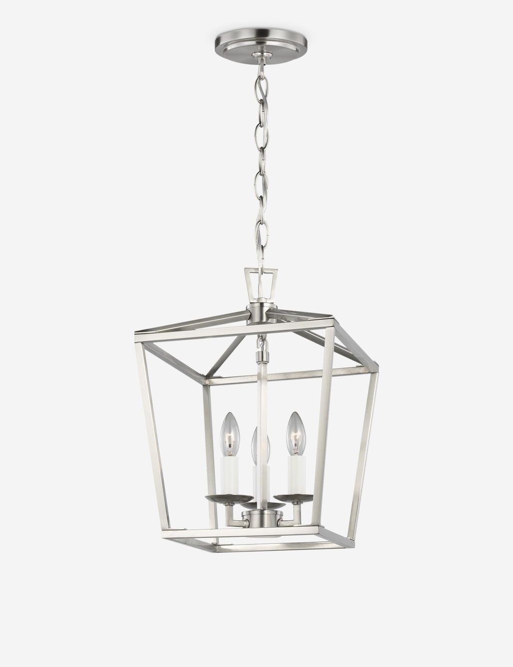 Suspension contemporain Frederik en nickel brossé - Nickel brossé