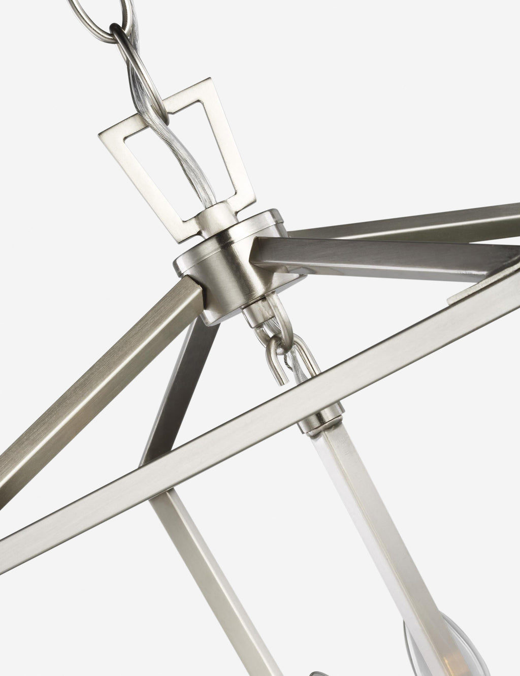 Suspension contemporain Frederik en nickel brossé - Nickel brossé
