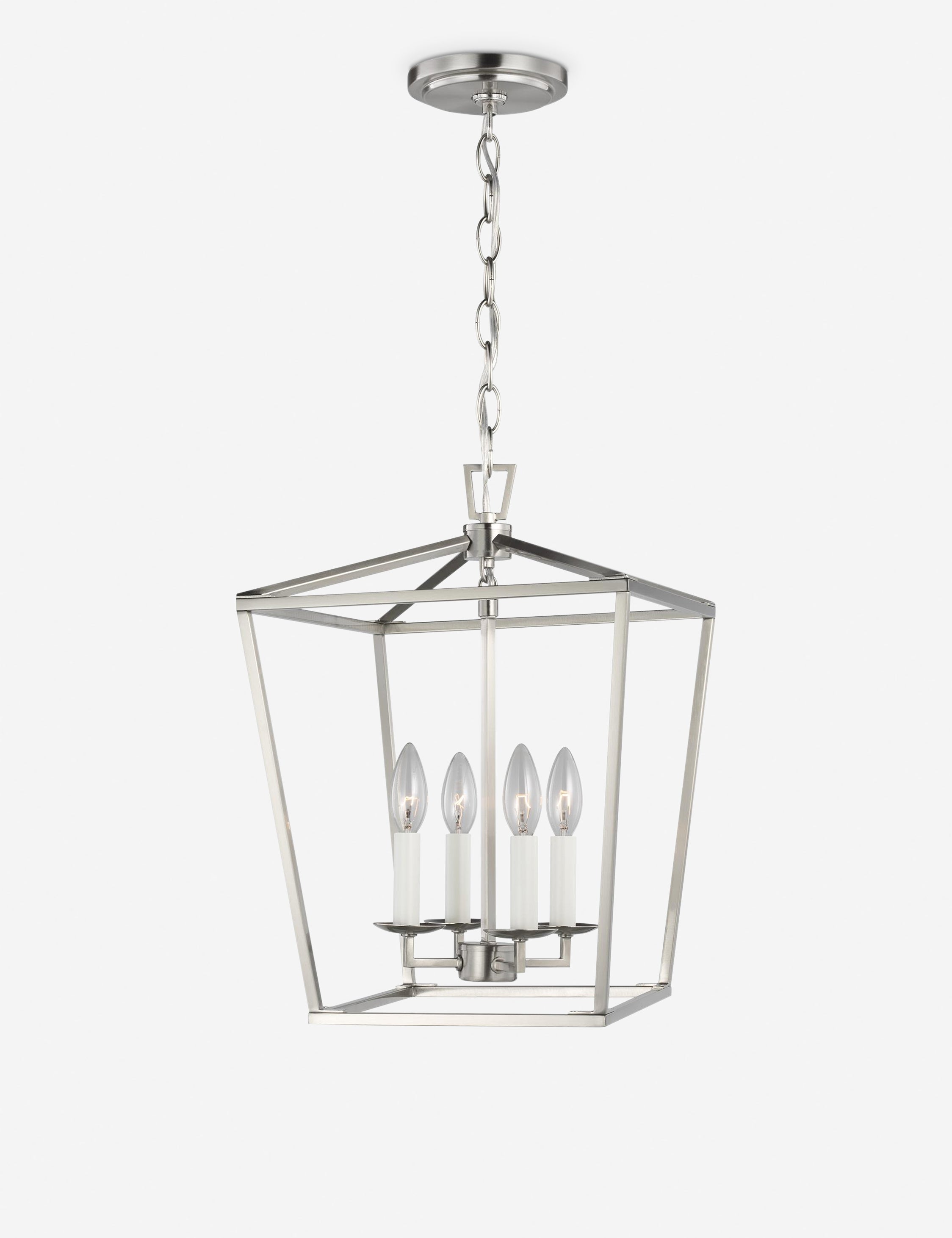 Suspension contemporain Frederik en nickel brossé - Nickel brossé