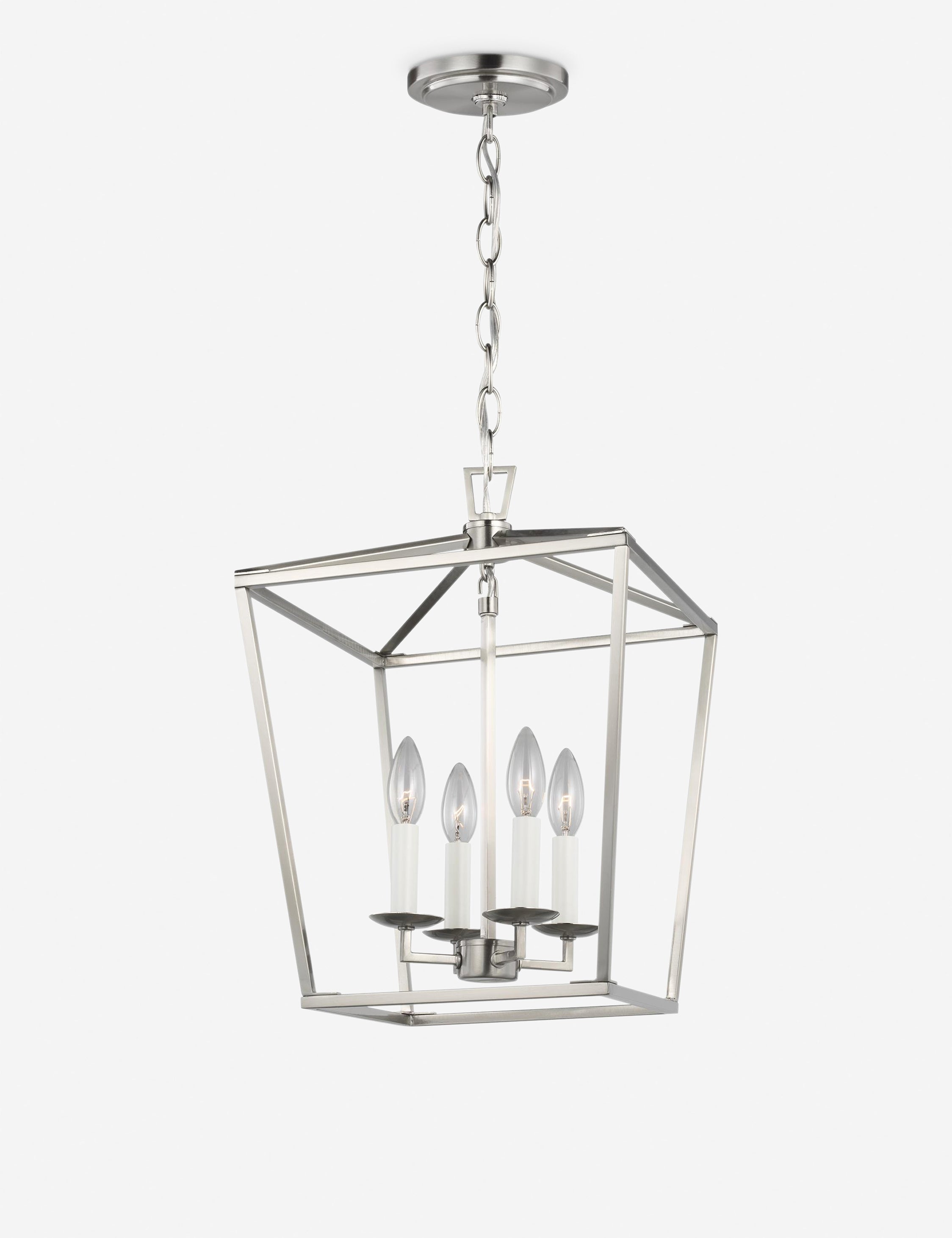 Suspension contemporain Frederik en nickel brossé - Nickel brossé