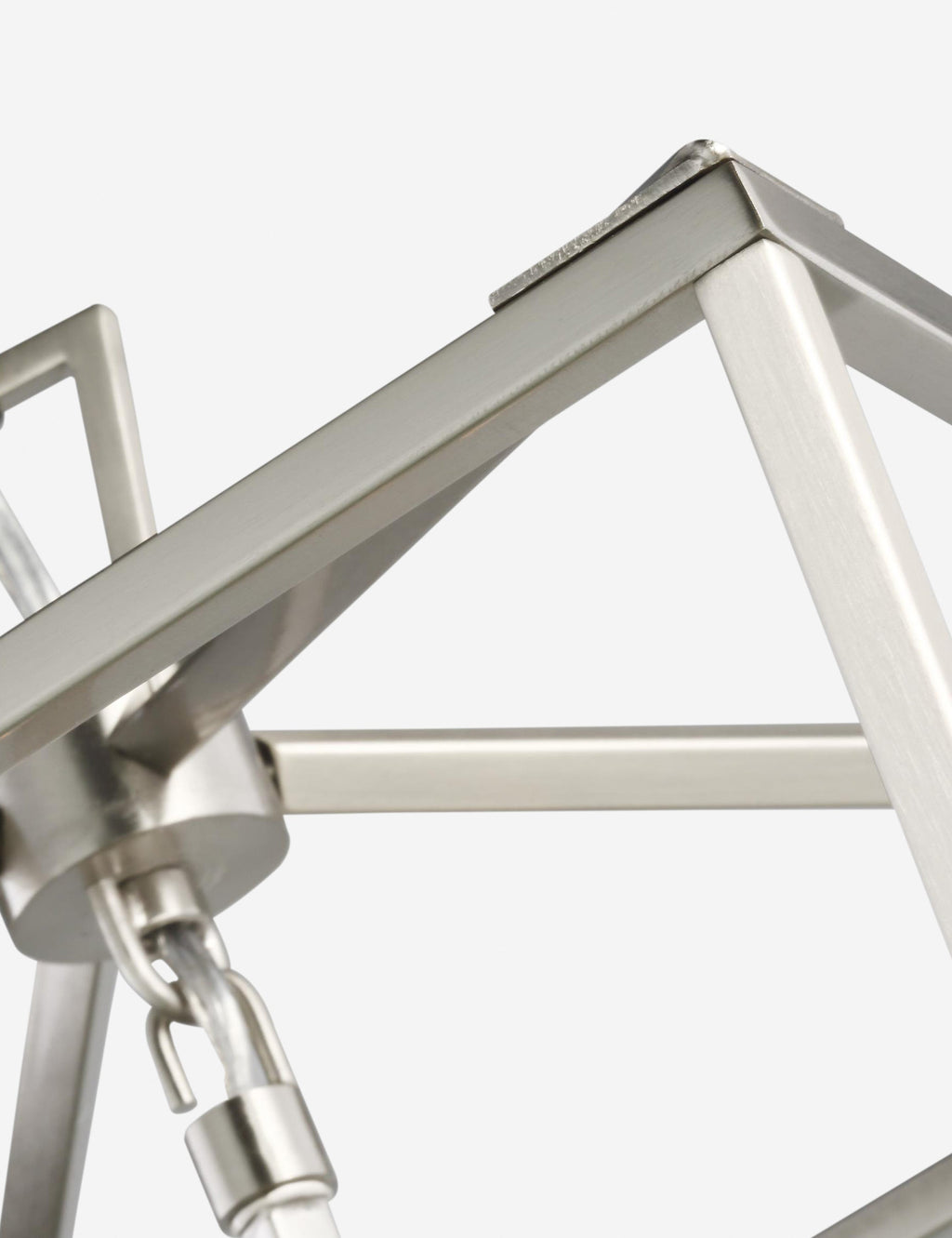 Suspension contemporain Frederik en nickel brossé - Nickel brossé