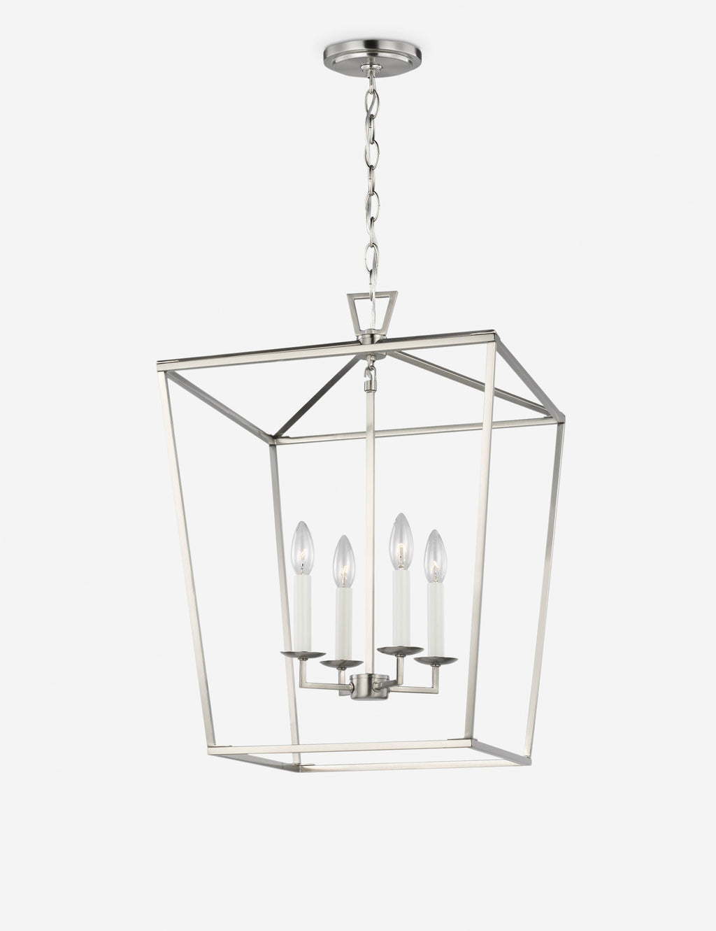 Suspension contemporain Frederik en nickel brossé - Nickel brossé