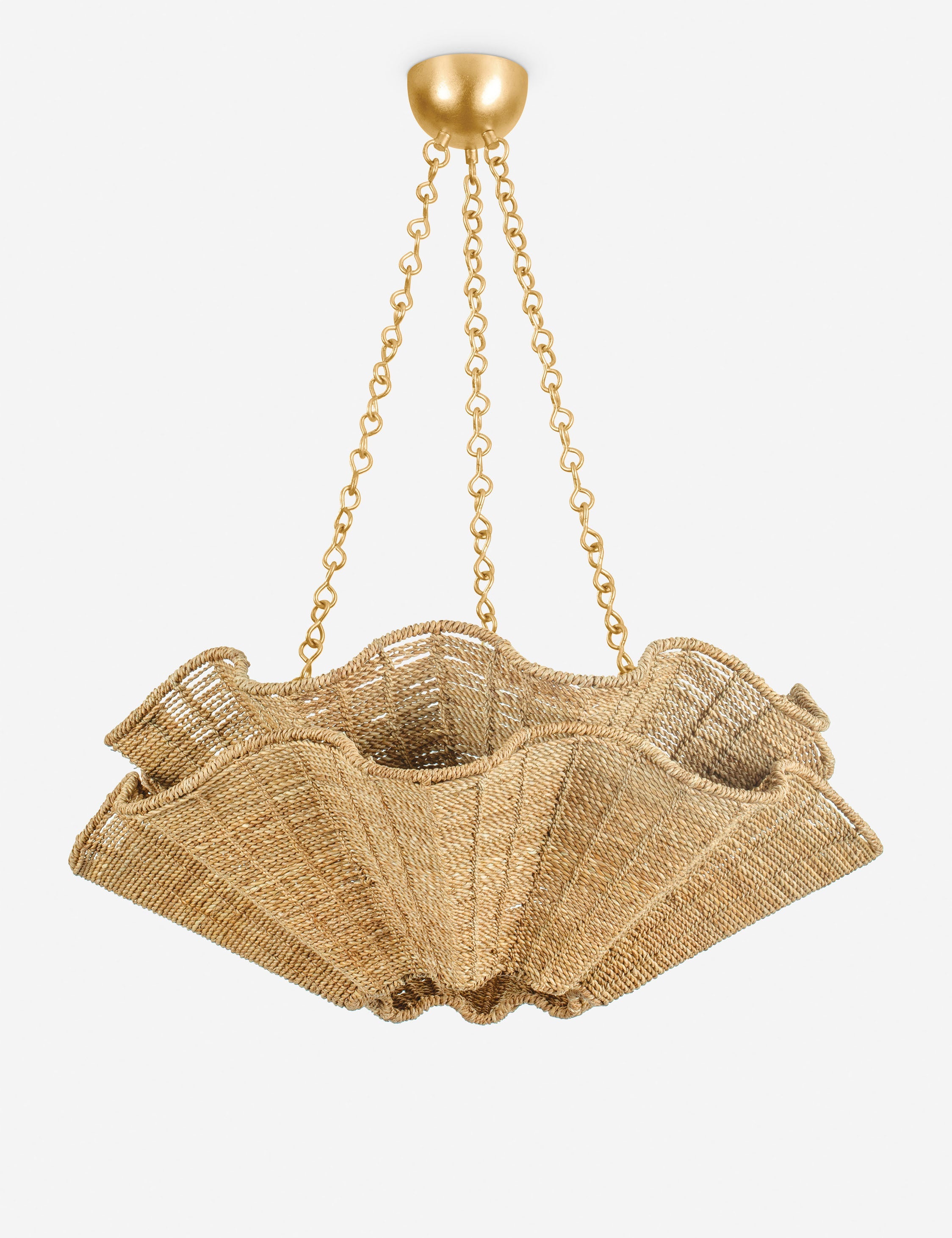 Lustre bord de mer Fiske en feuille d'or vintage - Feuille d'or vintage