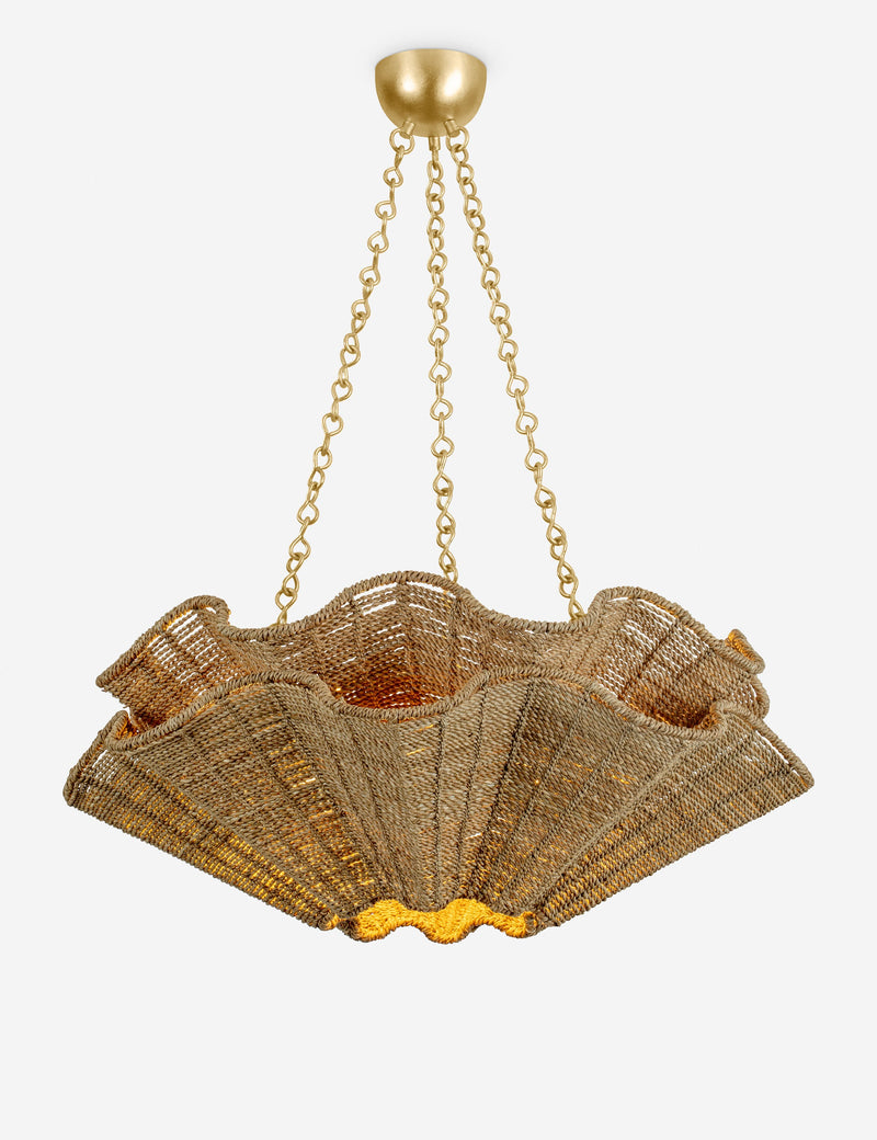 Lustre bord de mer Fiske en feuille d'or vintage - Feuille d'or vintage