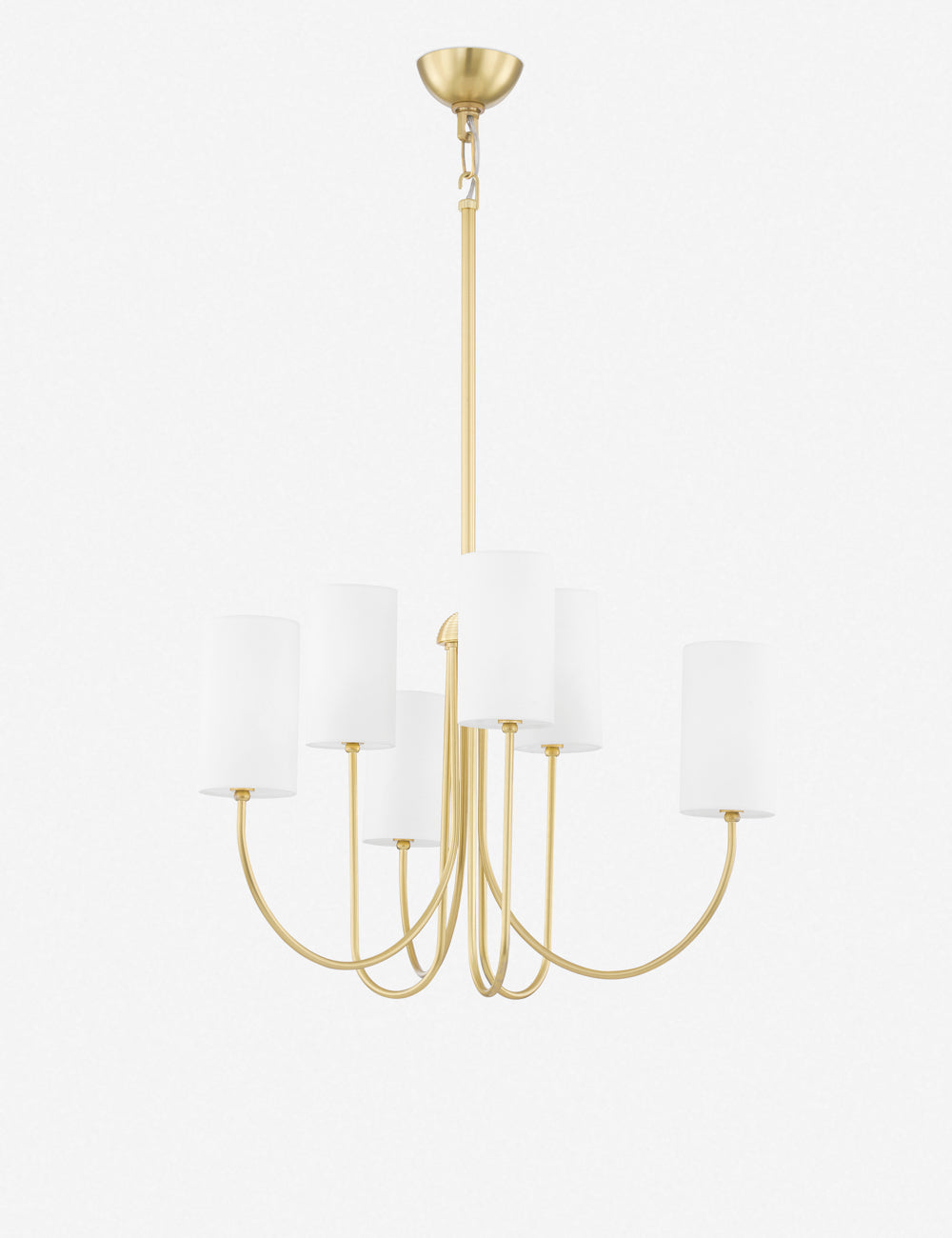 Lustre contemporain Joakim en laiton ancien - Laiton ancien
