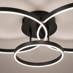 Plafonnier LED Design Triple Anneau