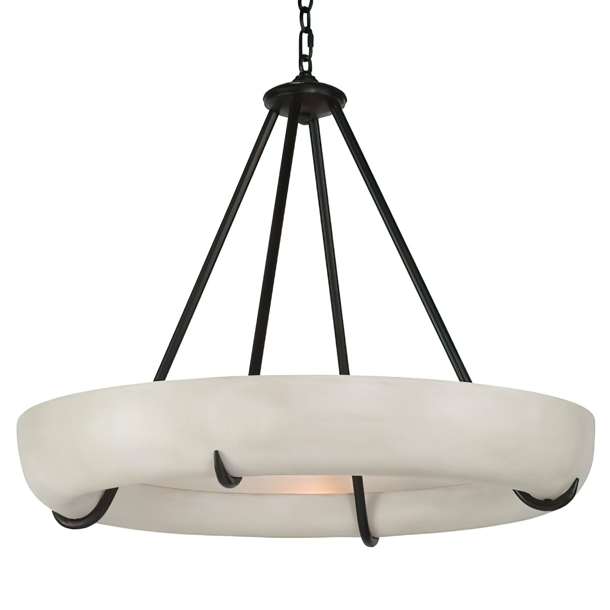 Lustre moderne Sigvaldi en Albâtre Noir
