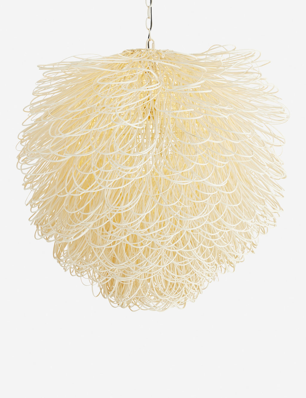 Lustre organique Jaxon en blanc - Blanc