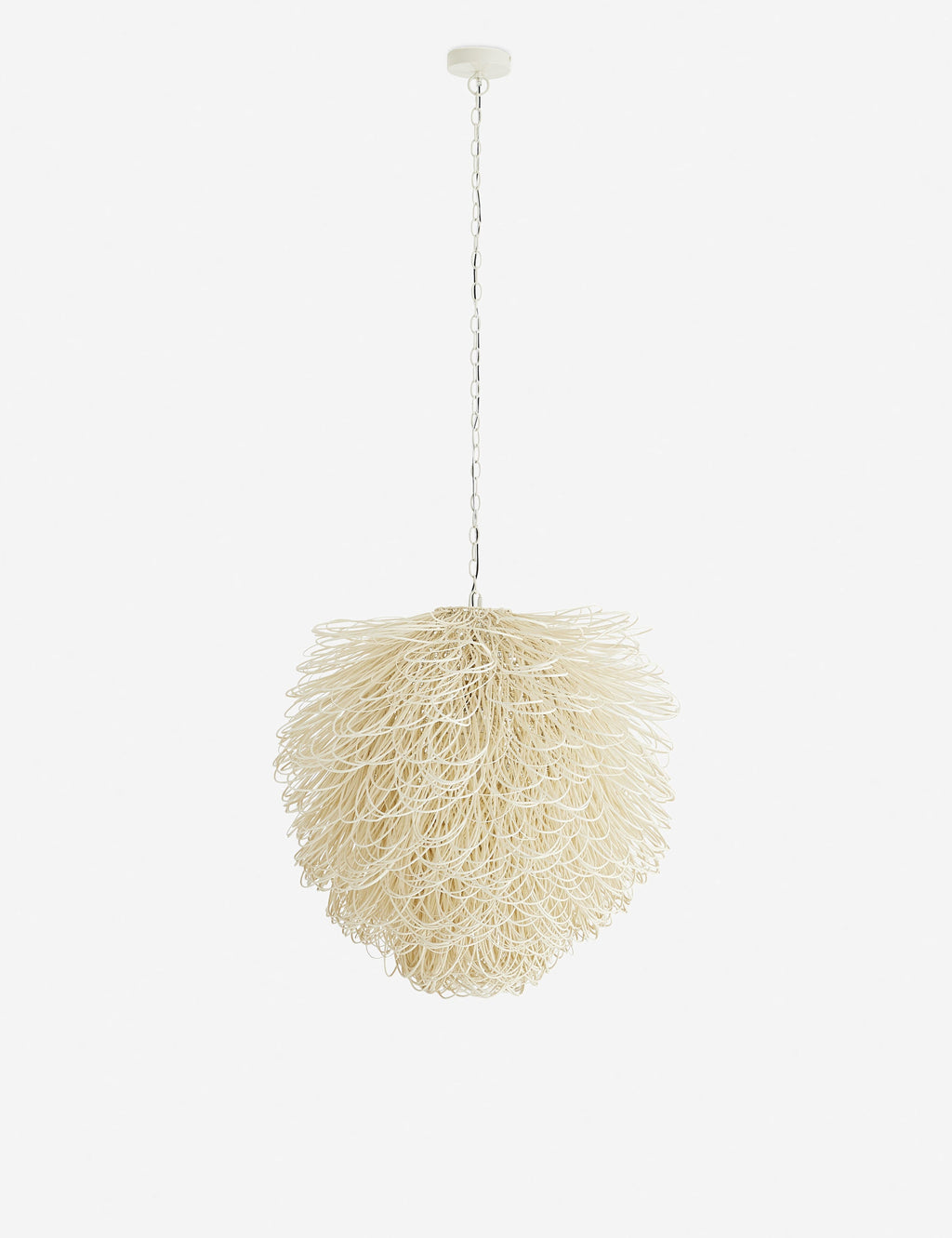 Lustre organique Jaxon en blanc - Blanc