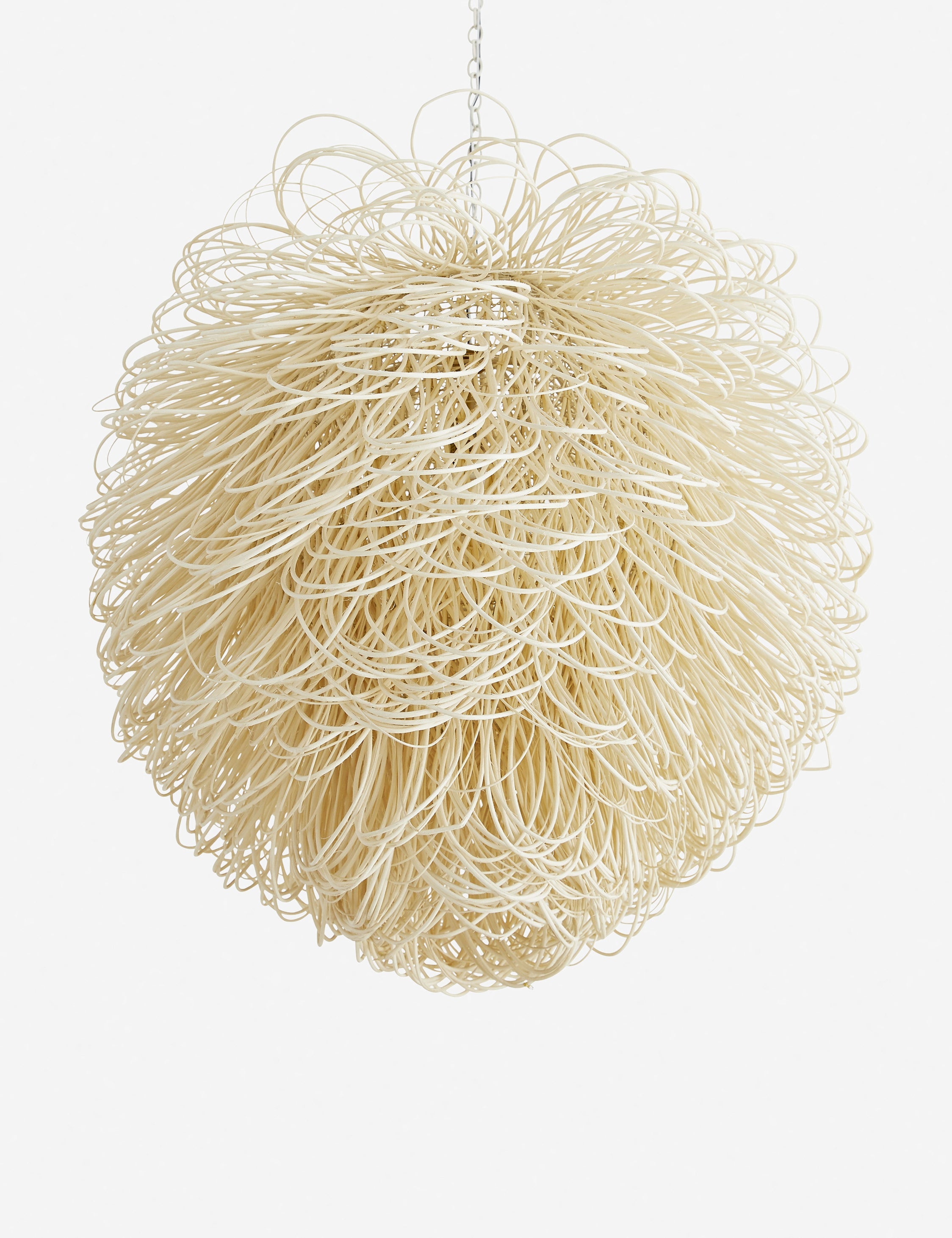 Lustre organique Jaxon en blanc - Blanc