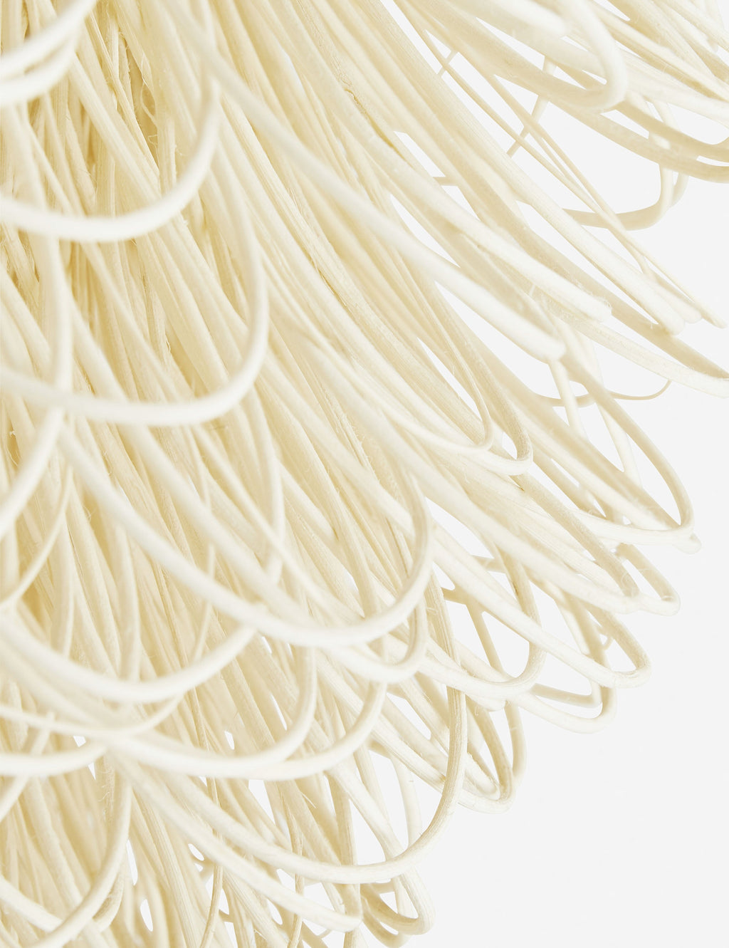 Lustre organique Jaxon en blanc - Blanc