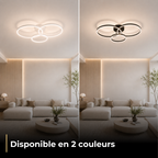 Plafonnier LED Design Triple Anneau