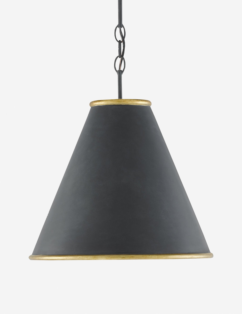 Suspension classique Tam en laiton et noir - Laiton et noir