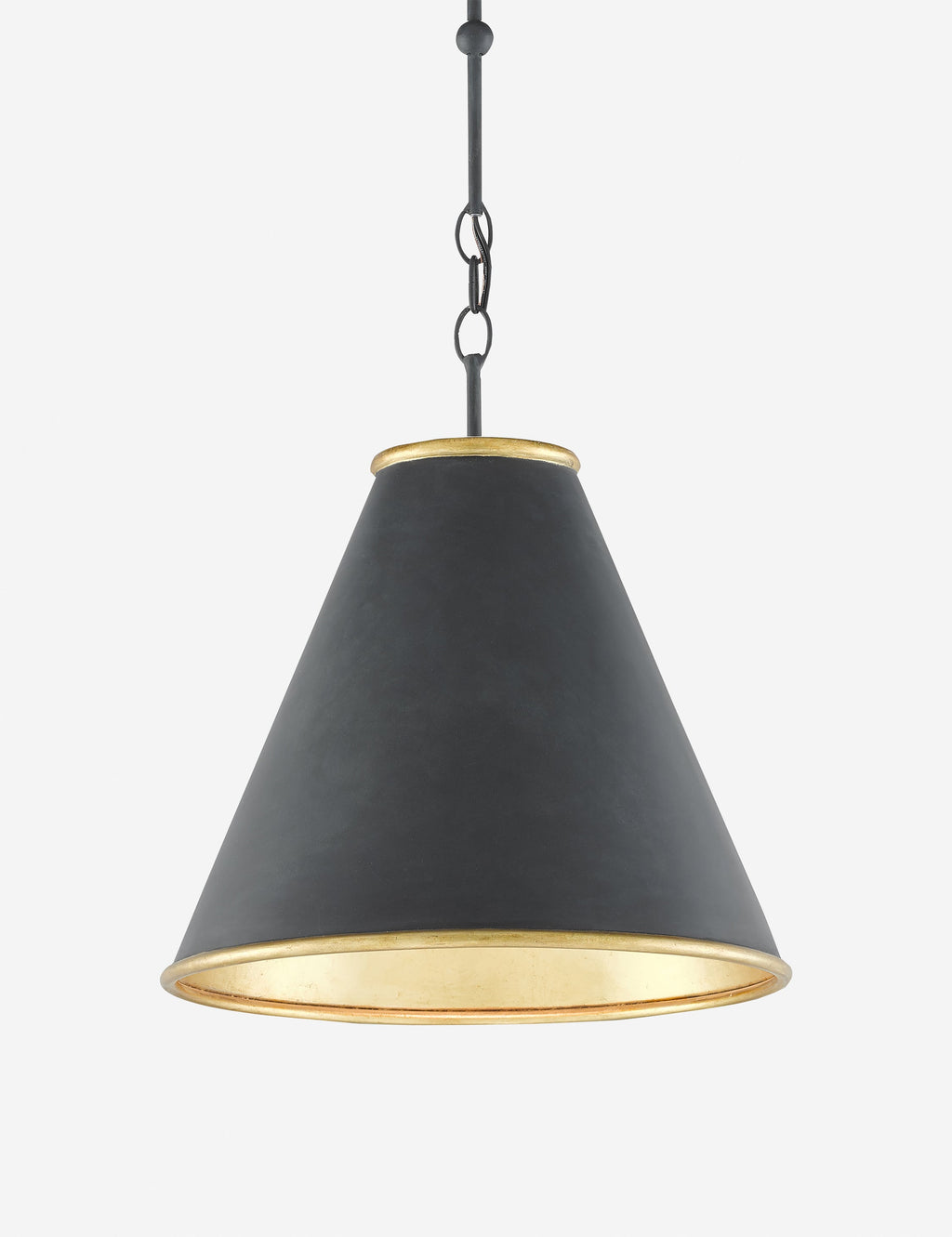 Suspension classique Tam en laiton et noir - Laiton et noir