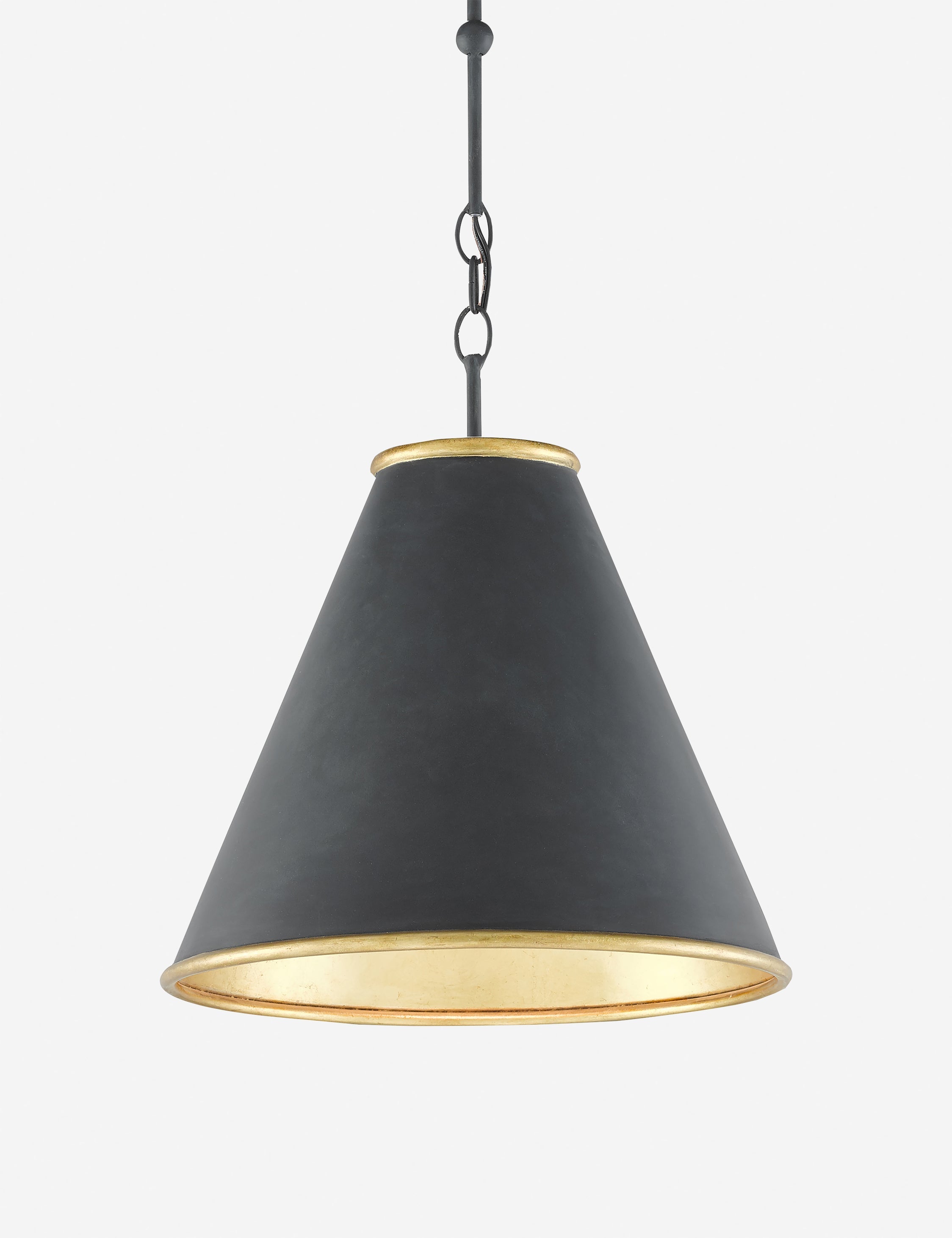 Suspension classique Tam en laiton et noir - Laiton et noir