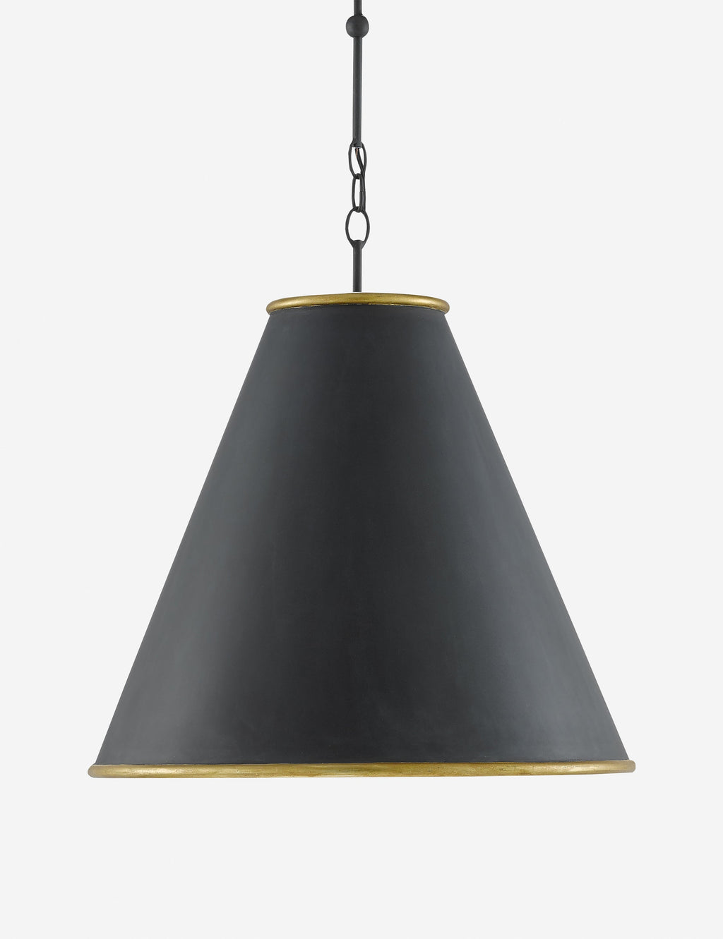 Suspension classique Tam en laiton et noir - Laiton et noir