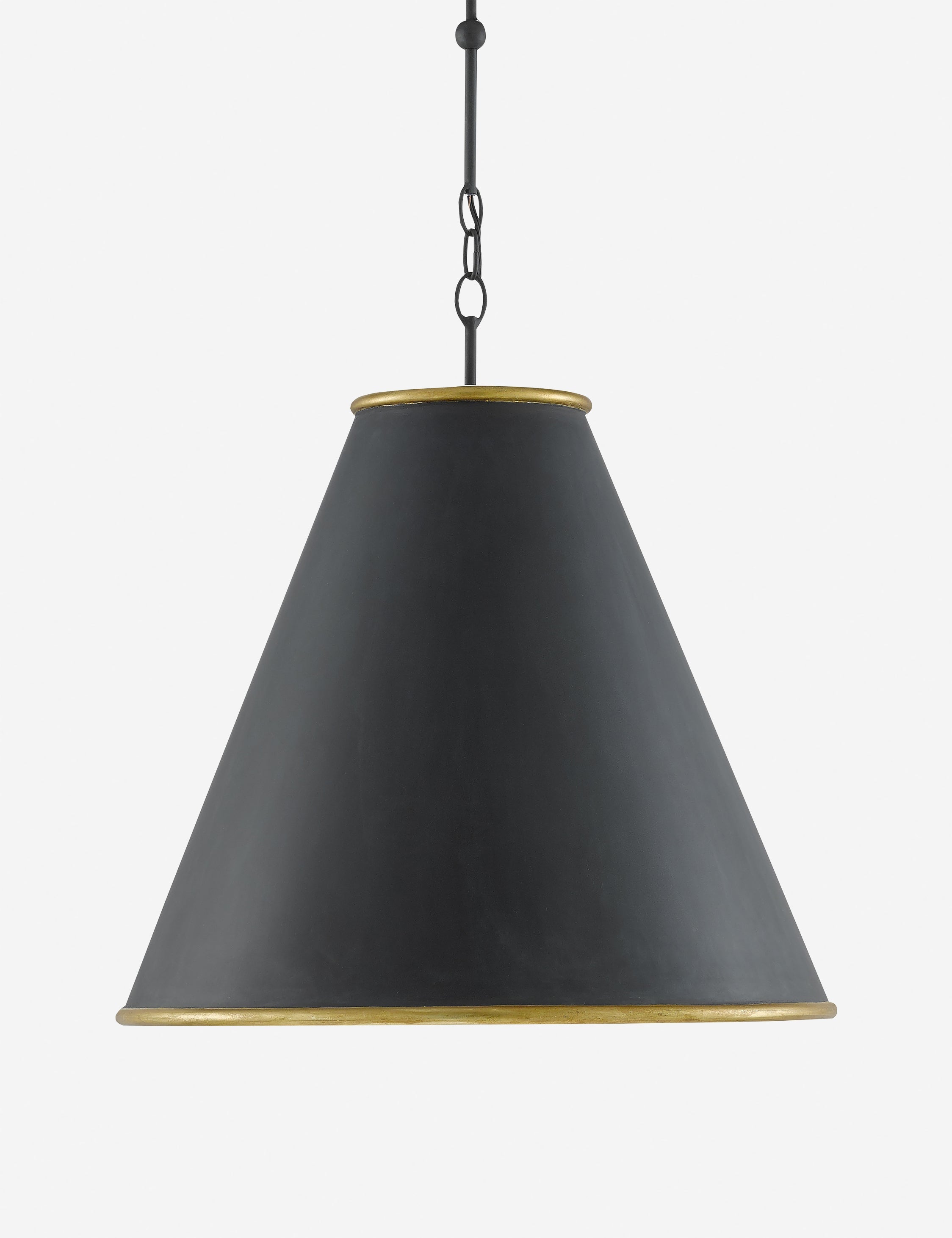 Suspension classique Tam en laiton et noir - Laiton et noir