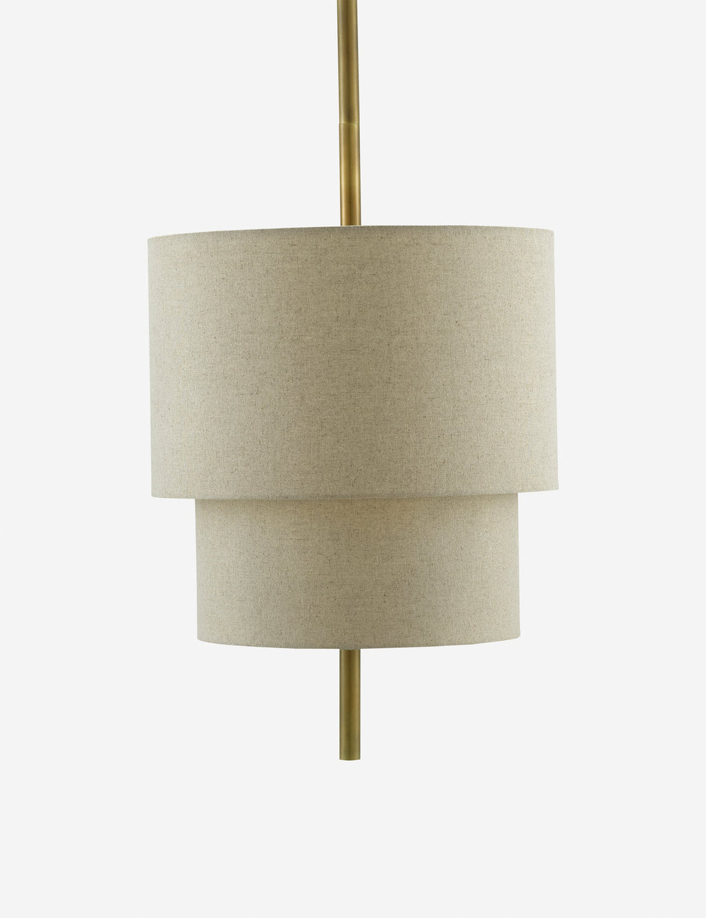 Suspension contemporain Bengt en laiton ancien, lin - Laiton ancien, lin