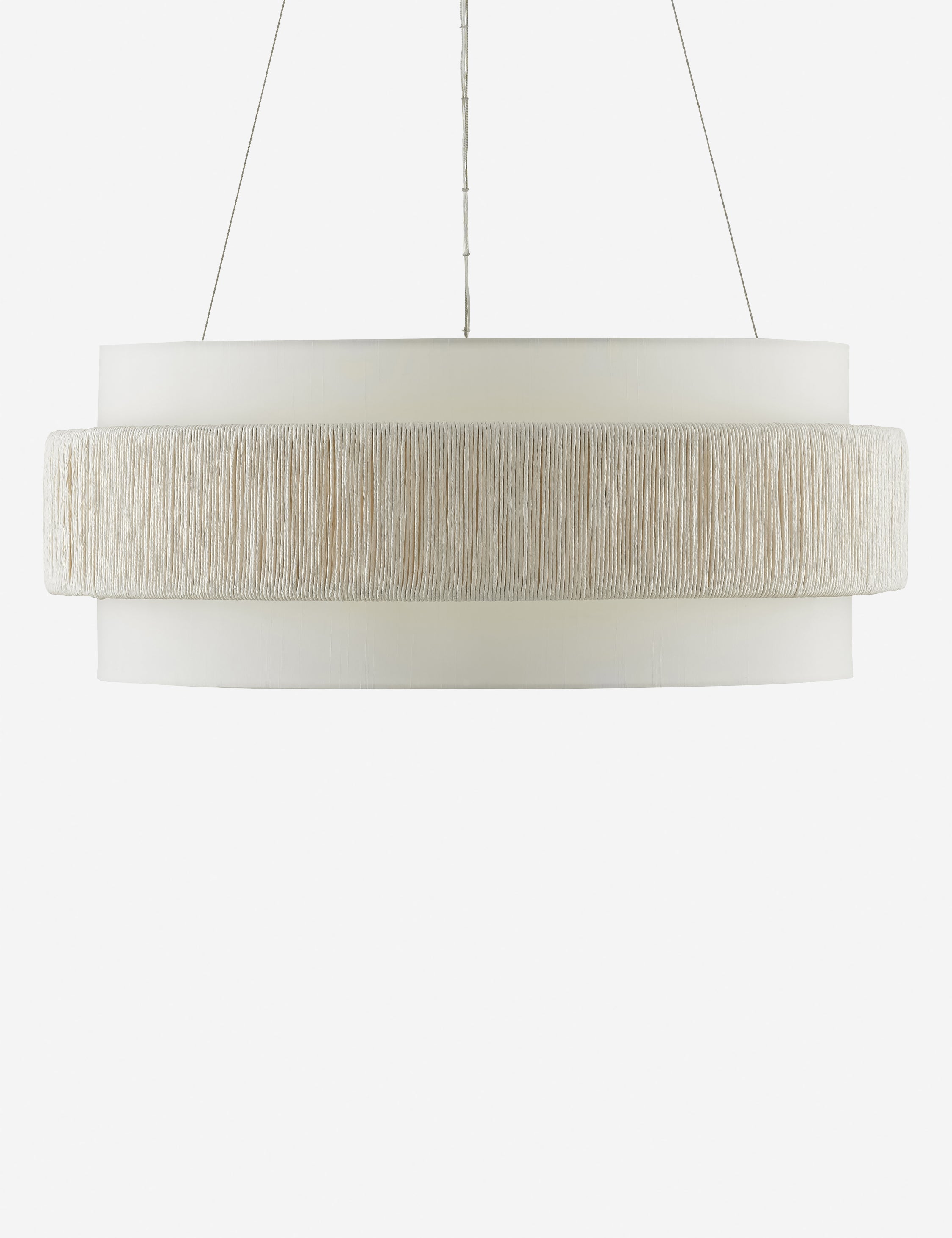 Lustre moderne Cashel en beige, sugar blanc - Beige, Sugar blanc