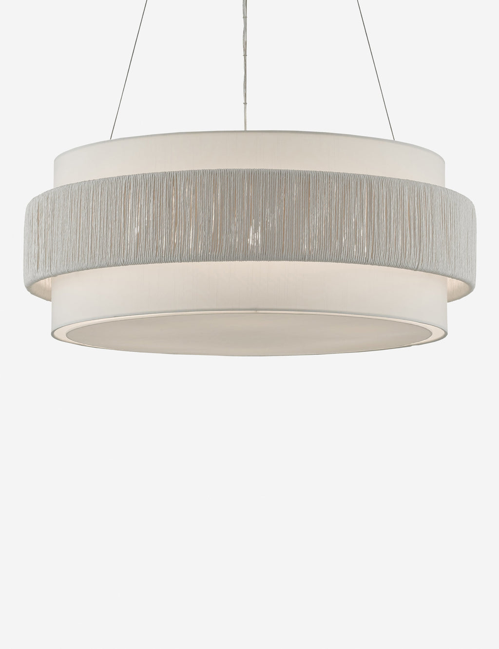 Lustre moderne Cashel en beige, sugar blanc - Beige, Sugar blanc