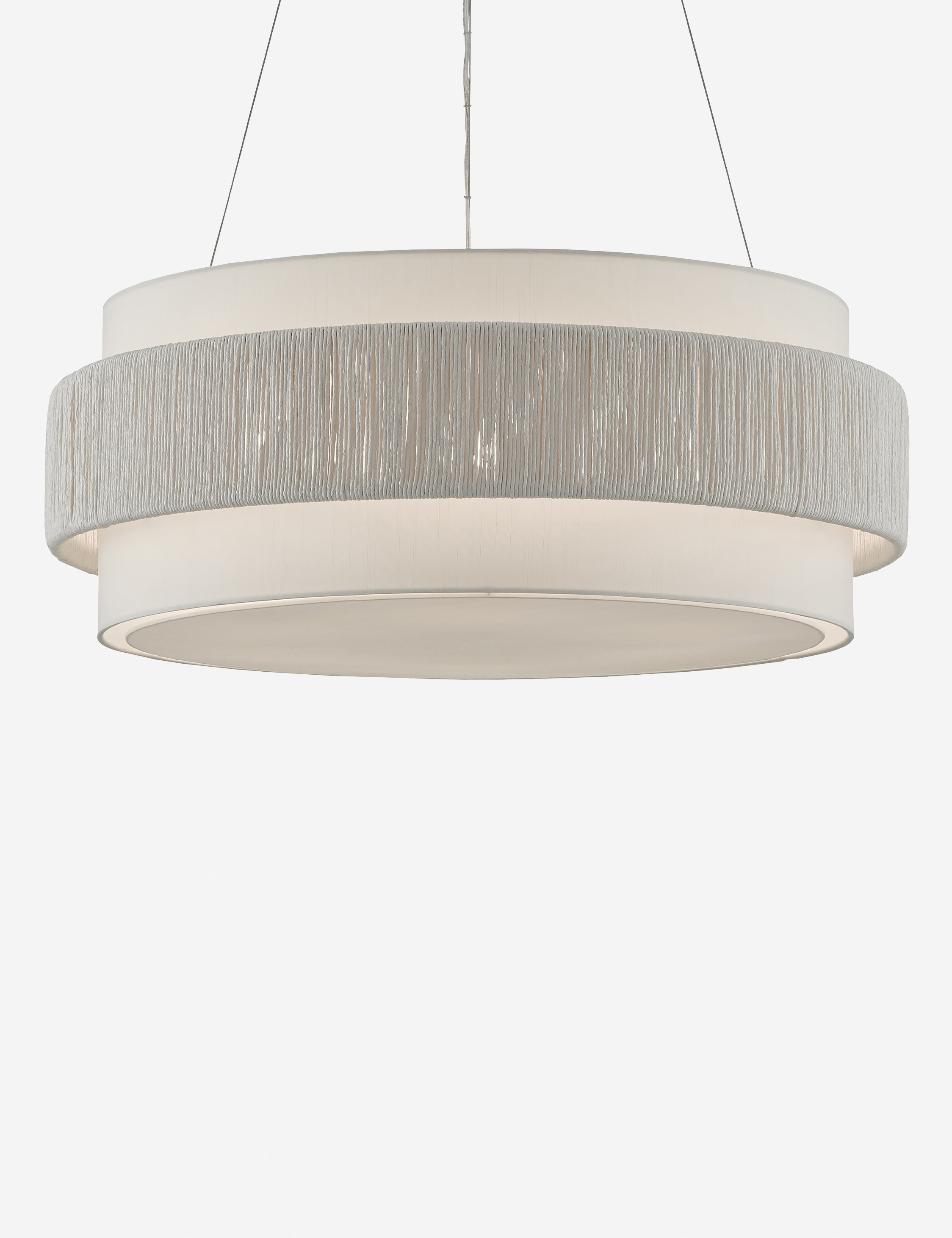 Lustre moderne Cashel en beige, sugar blanc - Beige, Sugar blanc