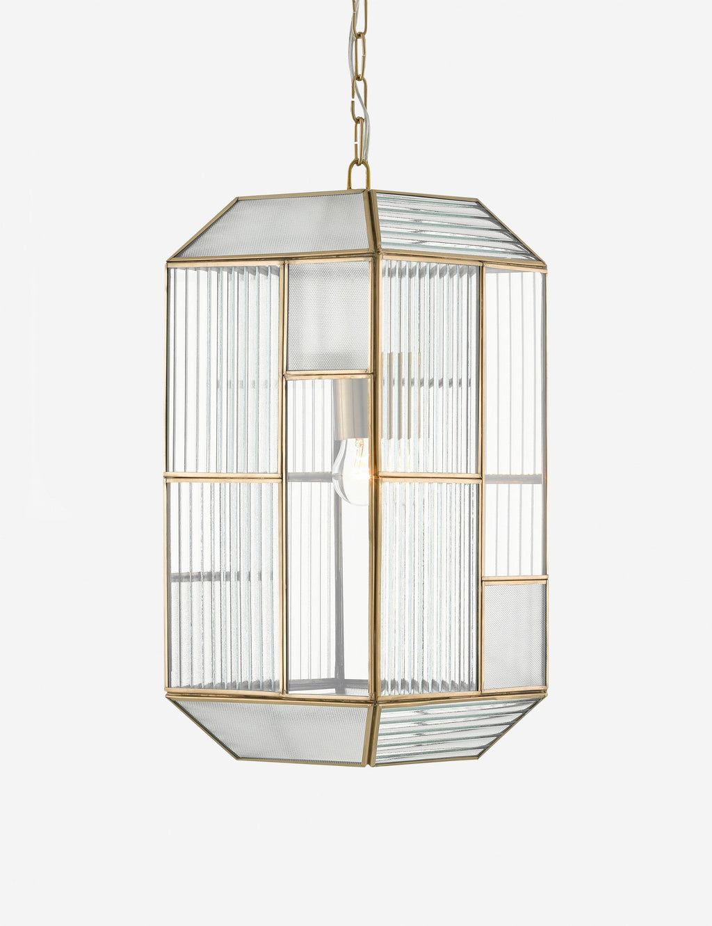 Suspension vintage Graham en laiton - Laiton