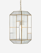 Suspension vintage Graham en laiton - Laiton
