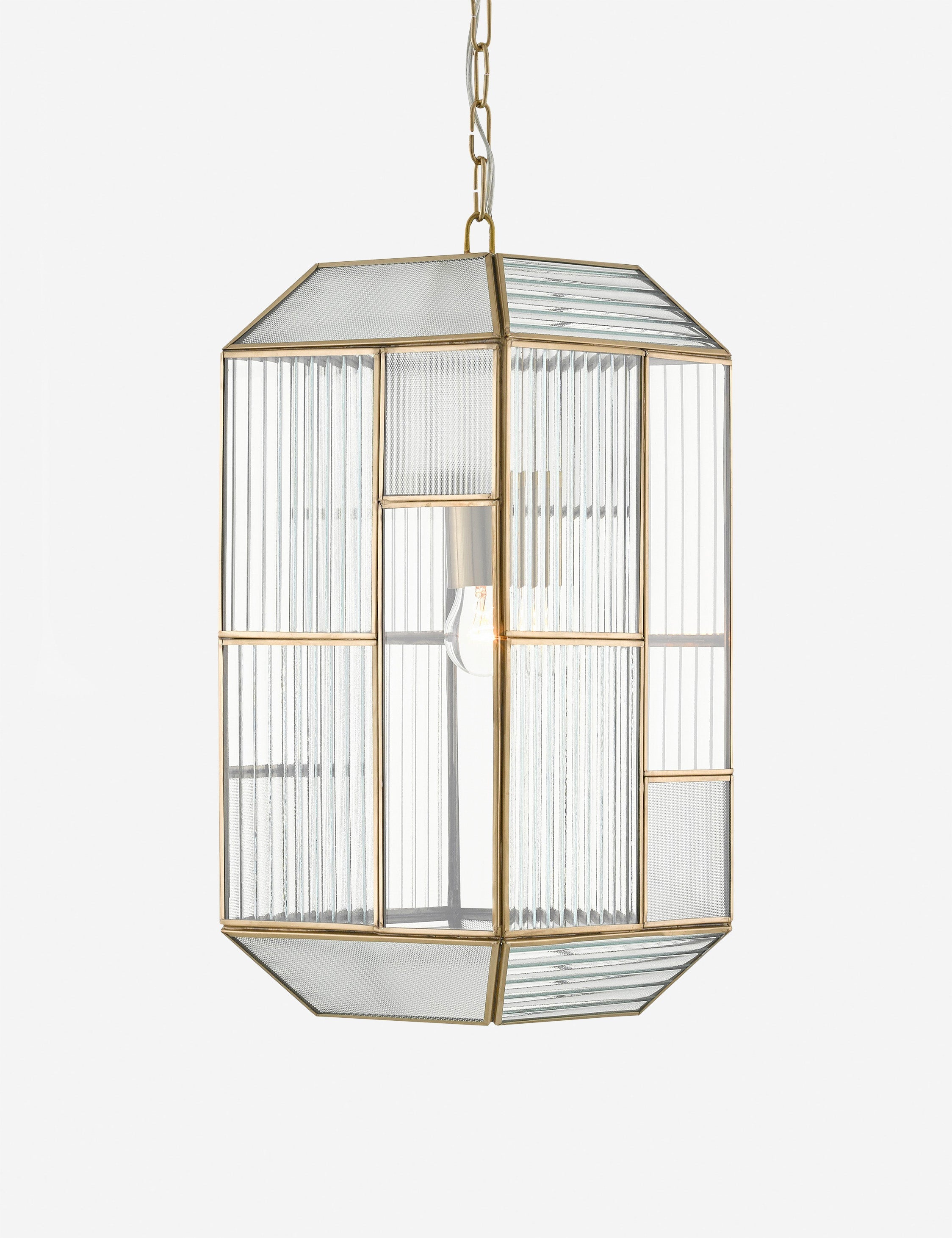 Suspension vintage Graham en laiton - Laiton