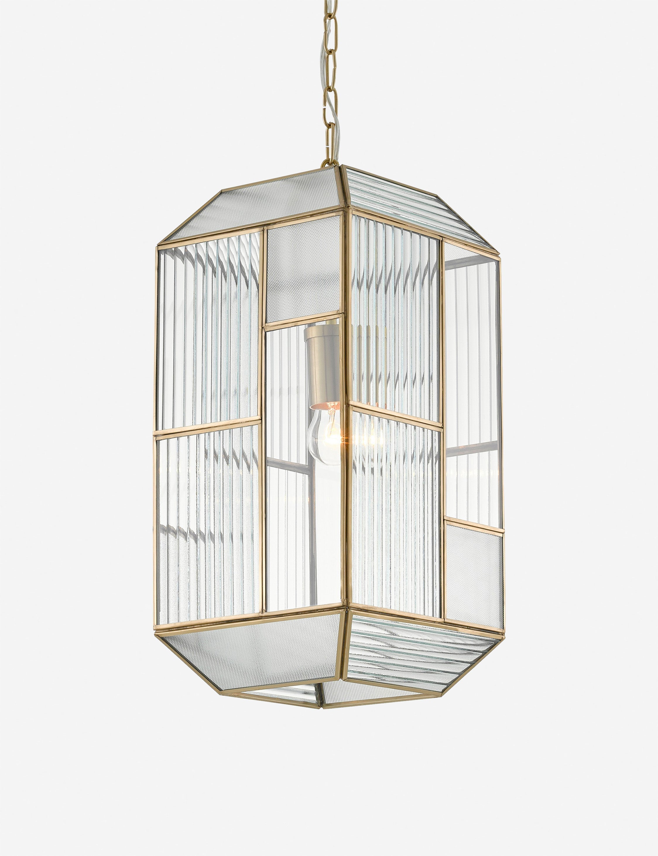 Suspension vintage Graham en laiton - Laiton