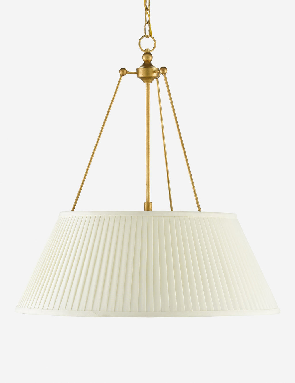Suspension moderne Brand en ancien feuille d'or, blanc - Ancien feuille d'or, blanc