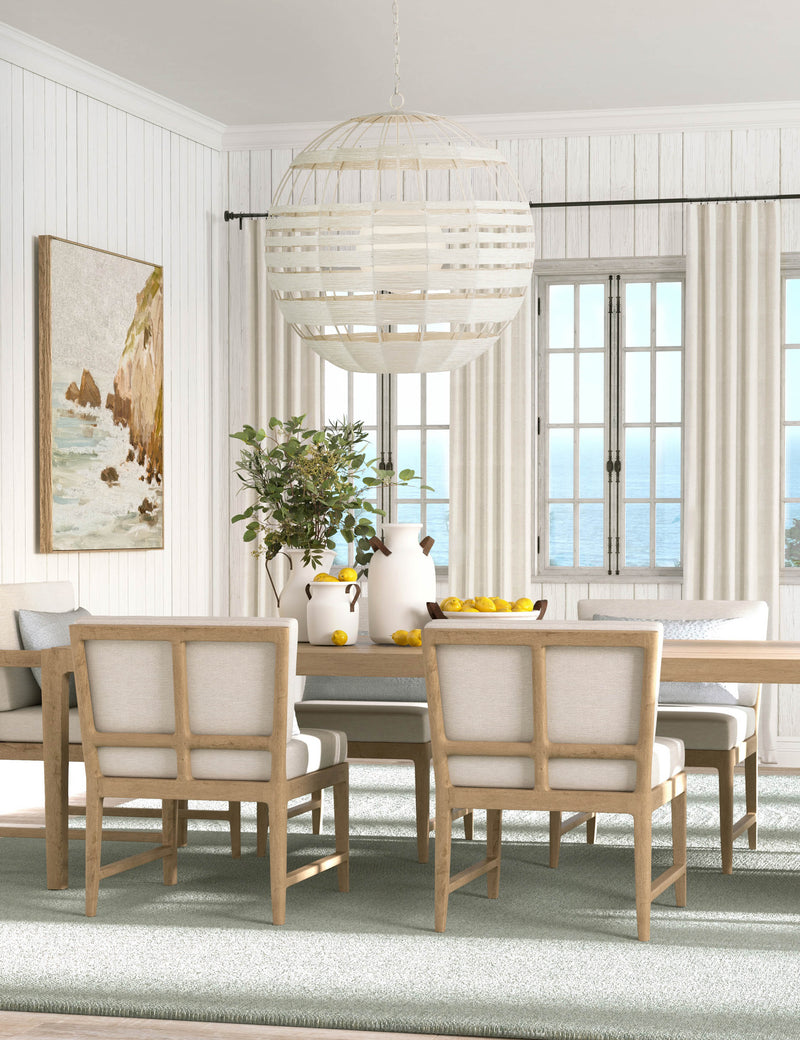 Suspension moderne Kenyon en vanilla, blanc - Vanilla, blanc