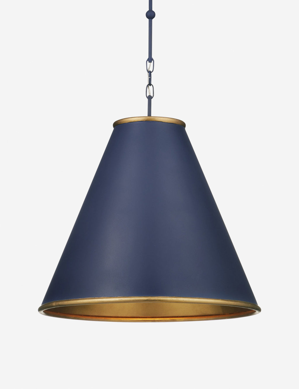 Suspension classique Tam en laiton et bleu - Laiton et bleu