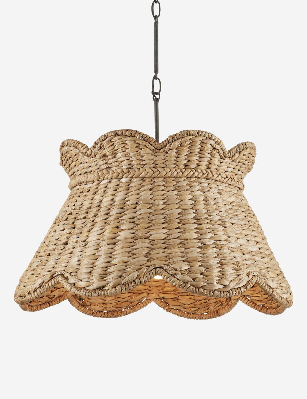 Suspension bord de mer Dempsey en naturel water hyacinth