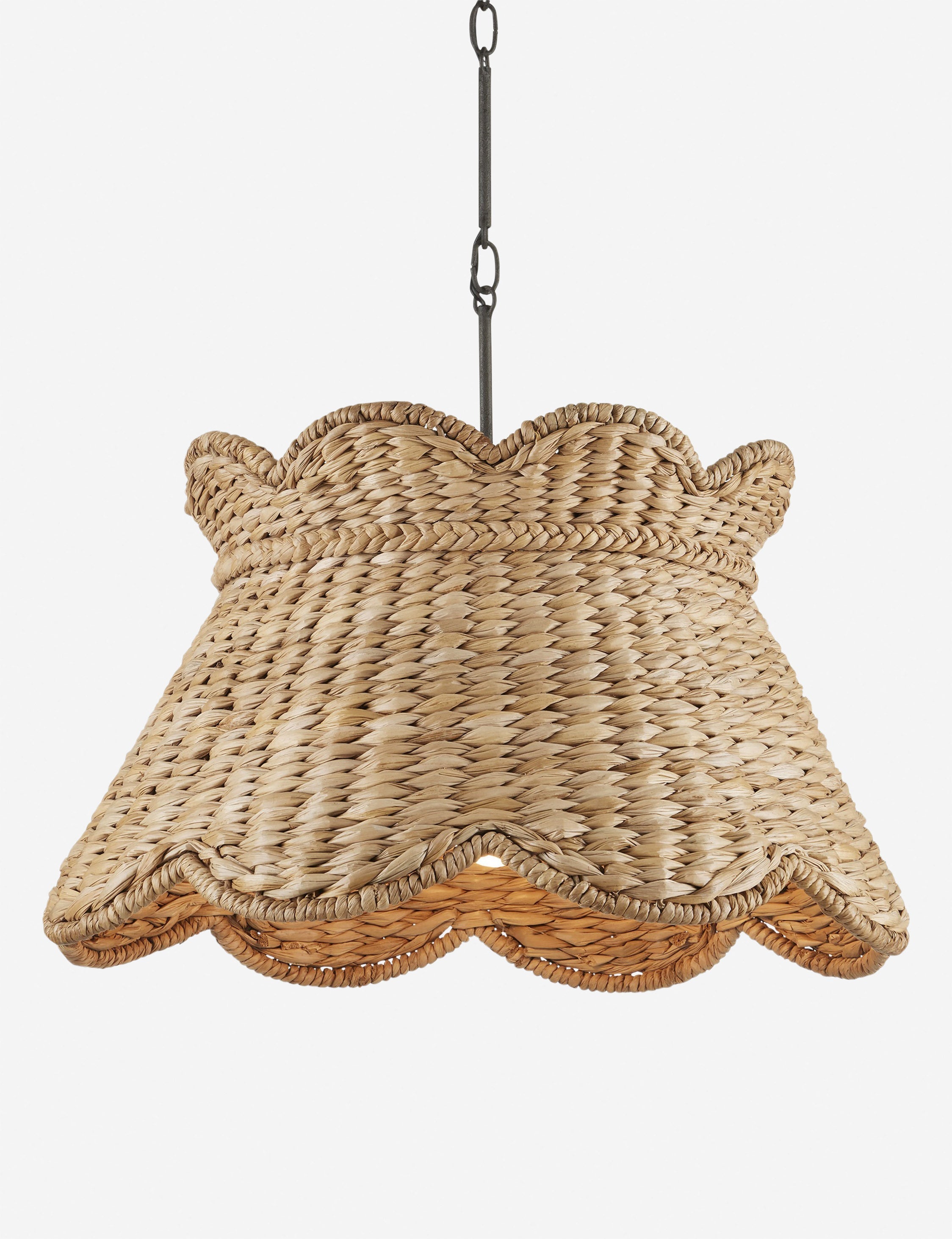 Suspension bord de mer Dempsey en naturel water hyacinth