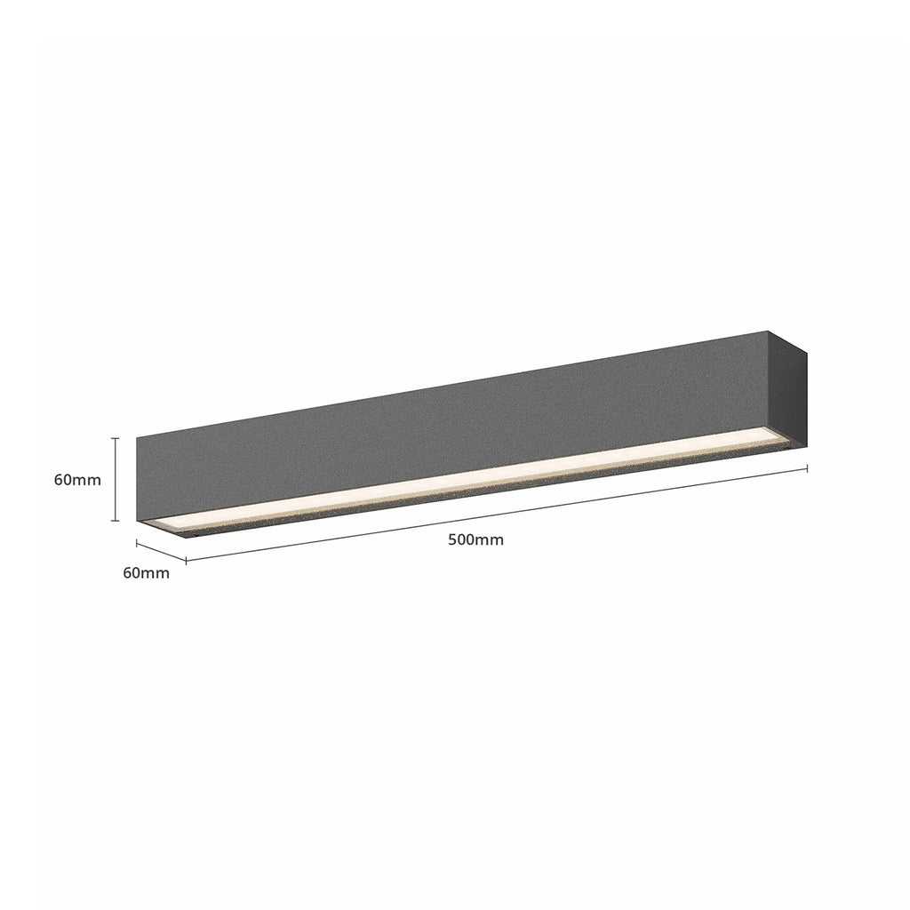 Applique Extérieur LED Linéaire Double Faisceau