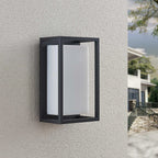 Applique Extérieur LED Cadre Graphite Diffuseur Satiné IP54