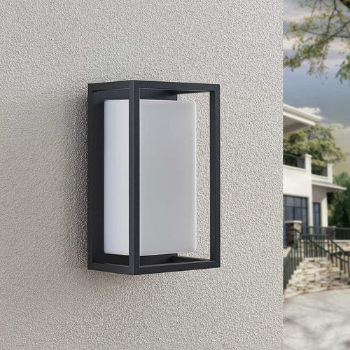Applique Extérieur LED Cadre Graphite Diffuseur Satiné IP54