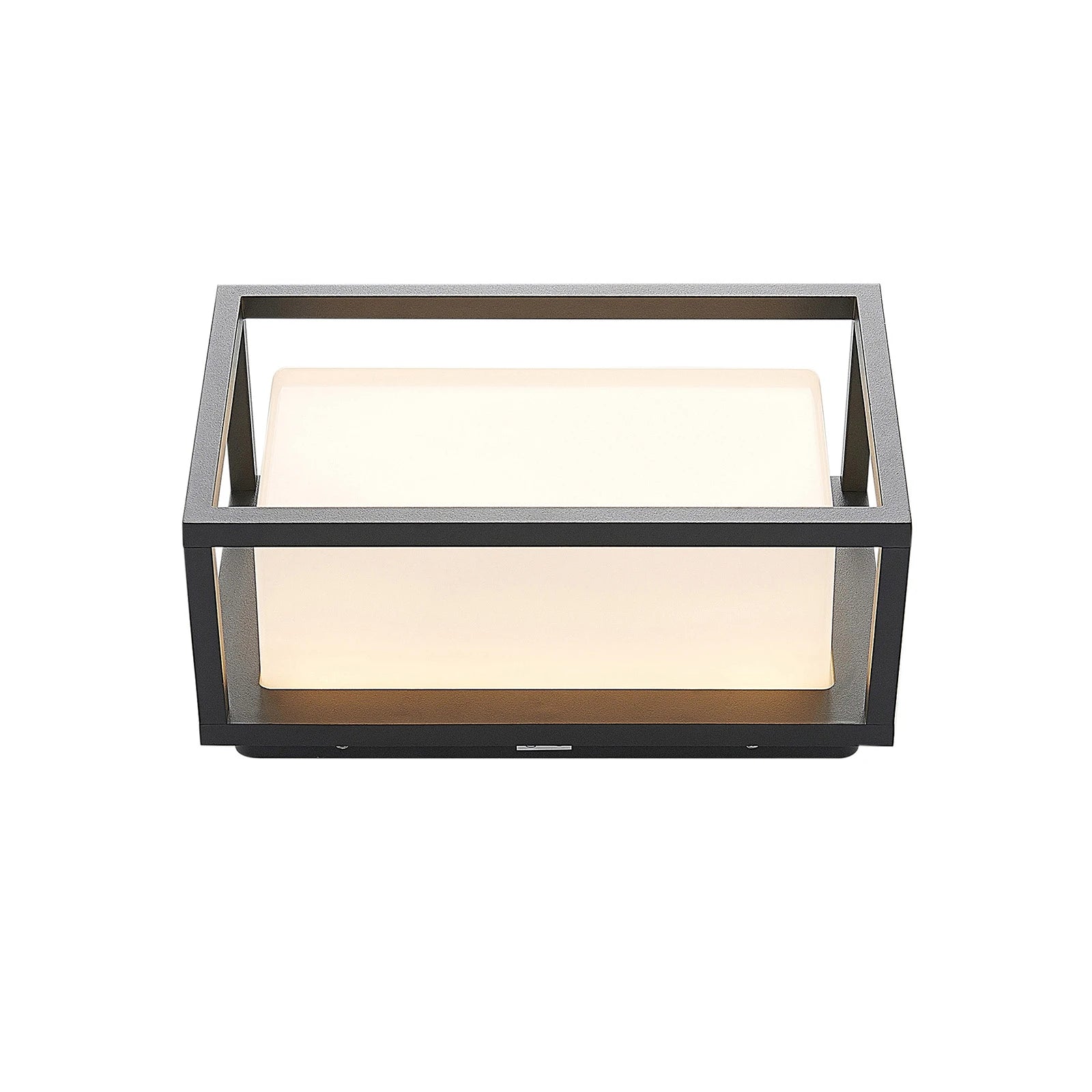 Applique Extérieur LED Cadre Graphite Diffuseur Satiné IP54