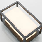 Applique Extérieur LED Cadre Graphite Diffuseur Satiné IP54