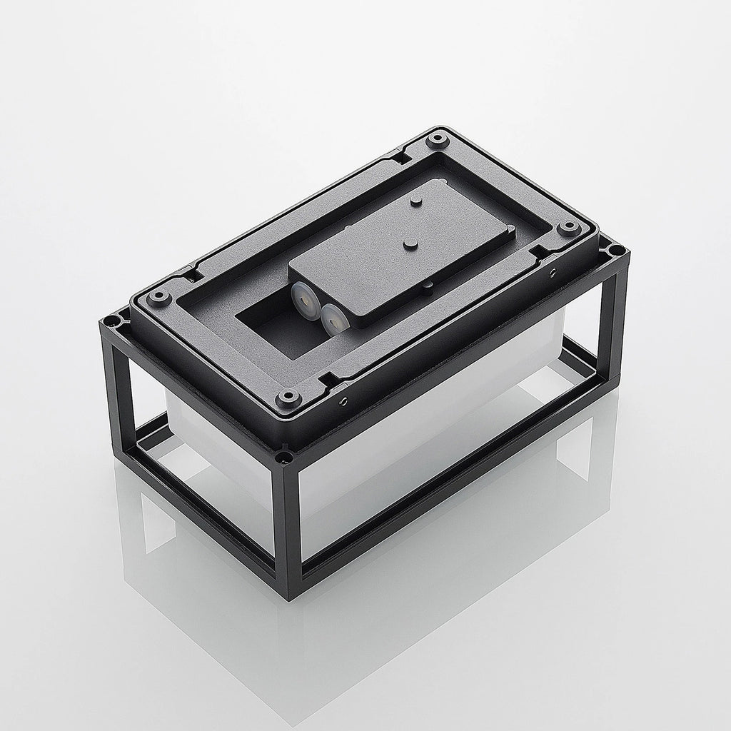 Applique Extérieur LED Cadre Graphite Diffuseur Satiné IP54