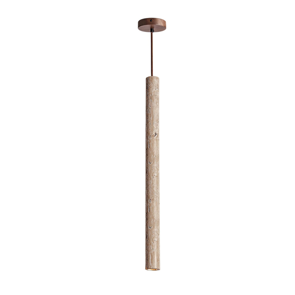 Suspension moderne Assar en Travertin jaune