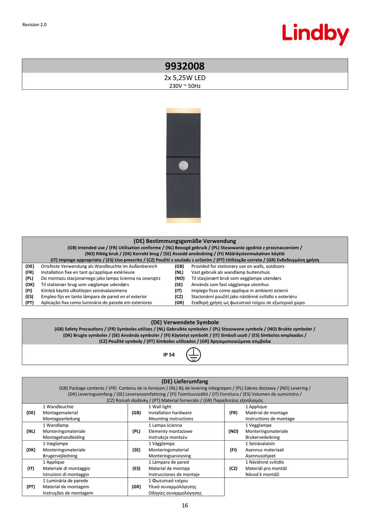 Page 1 du guide d’installation