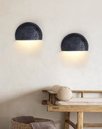 Applique murale moderne Steren en Travertin jaune