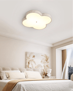 Plafonnier moderne Boyd en Travertin jaune et blanc