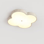 Plafonnier moderne Boyd en Travertin jaune et blanc