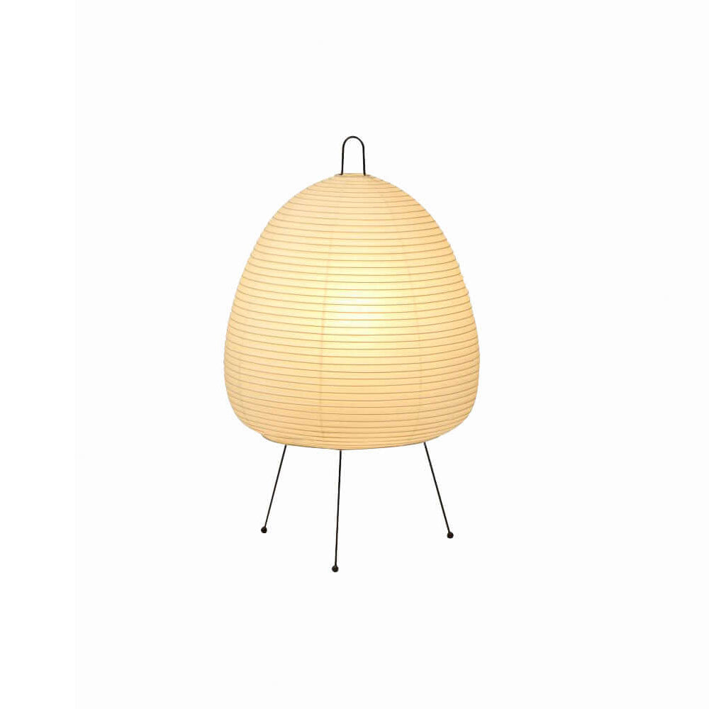 Lampe à poser moderne Fleming en papier Blanc