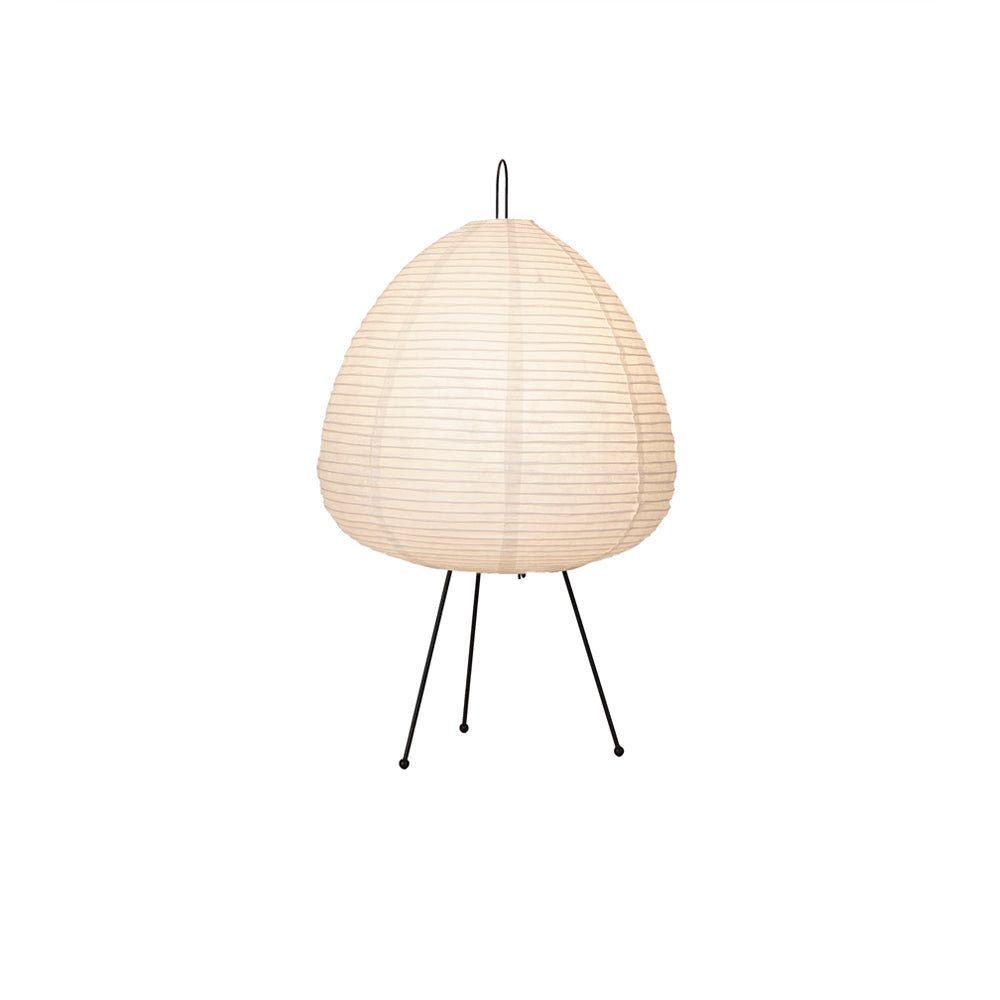 Lampe à poser moderne Fleming en papier Blanc