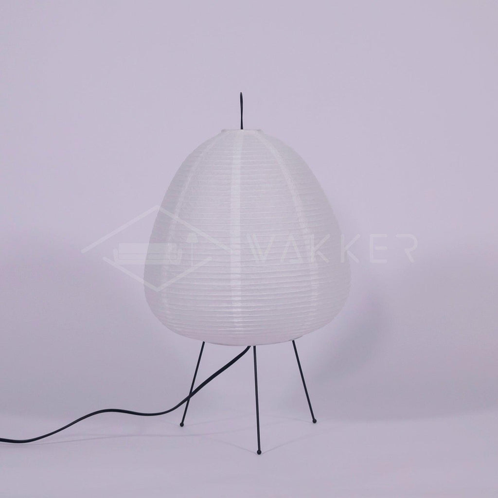 Lampe à poser moderne Fleming en papier Blanc