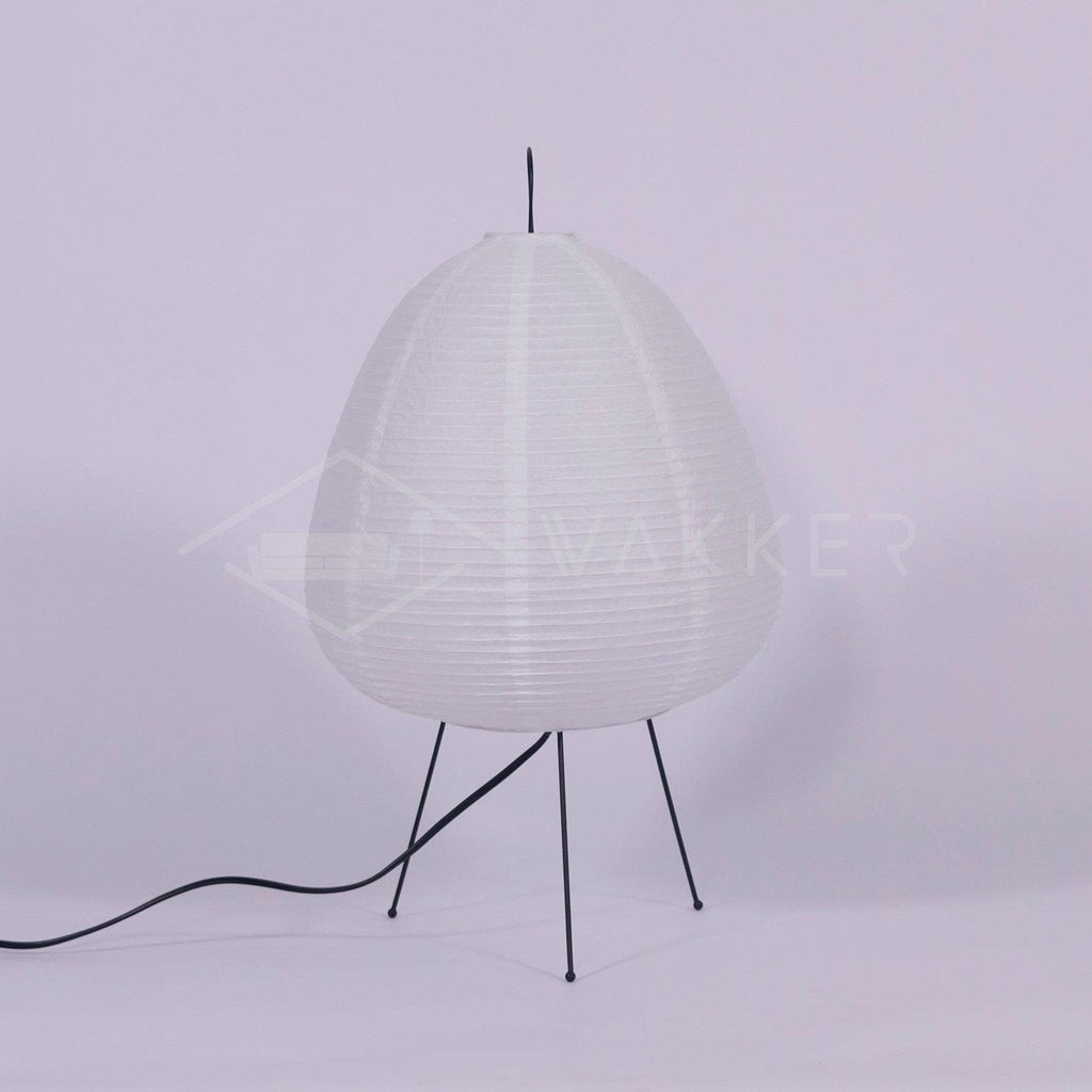 Lampe à poser moderne Fleming en papier Blanc